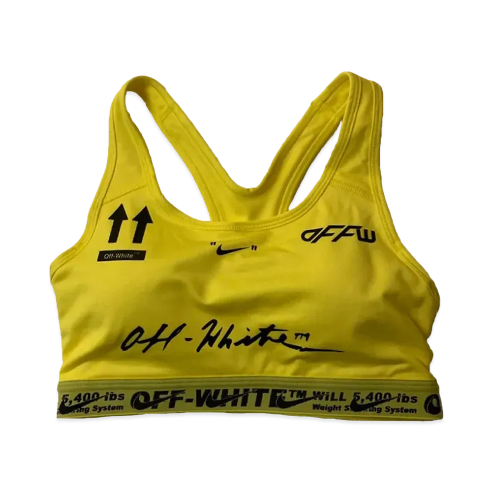 OFF-WHITE / Nike Sports Bra "Yellow"