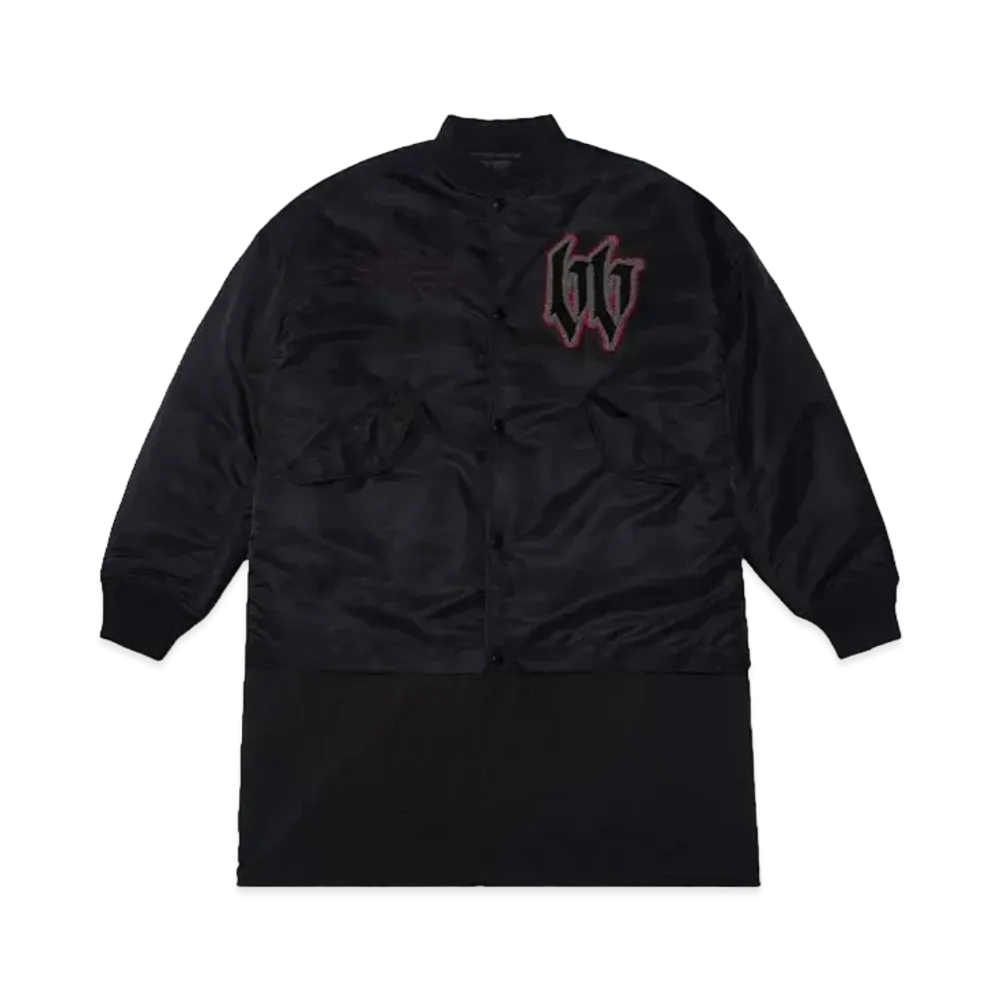 beauty:beast M-51 MIX VARSITY JKT "BLACK"