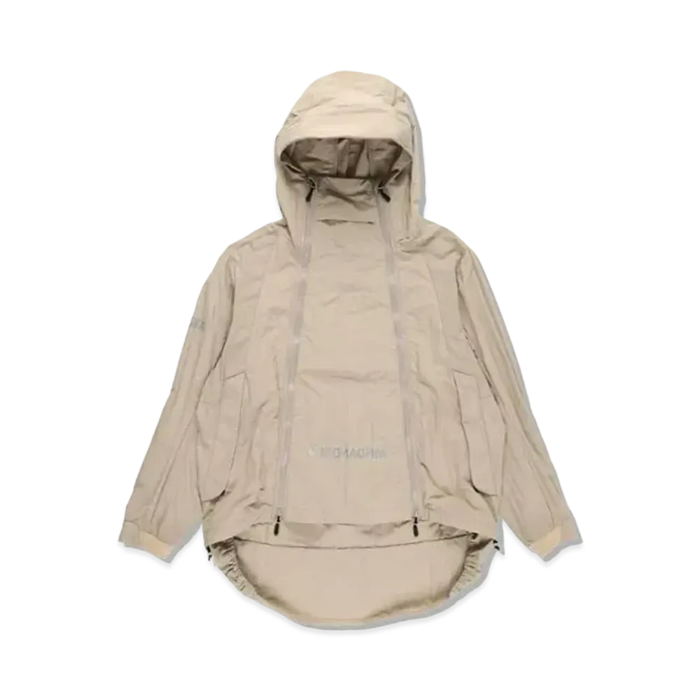 WIND AND SEA A32 Reflect Both Zip Mountain Parka "Sand"