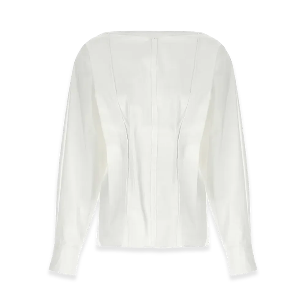 KHAITE Women's 'Wenley' Blouse "White"