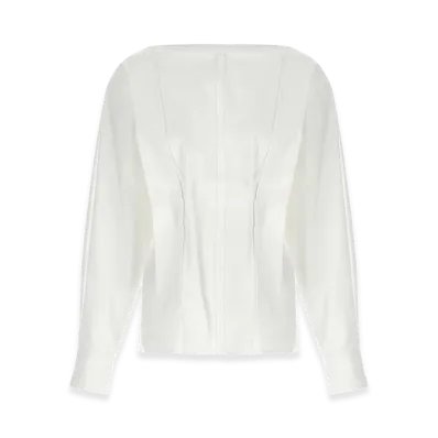 KHAITE Women's 'Wenley' Blouse "White"