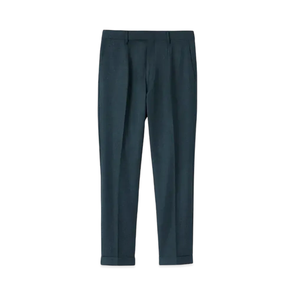 Paul Smith Flannel Overdye Trousers "Khaki"