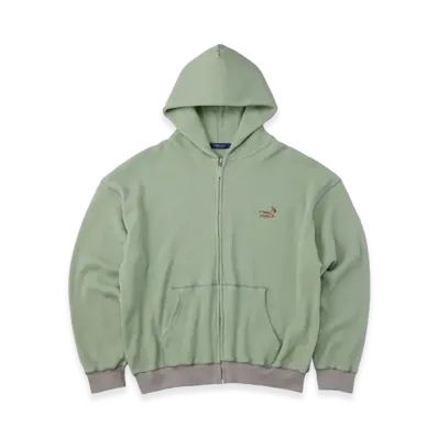 FEELS. Heavy Thermal Hoodie "Pistachio"