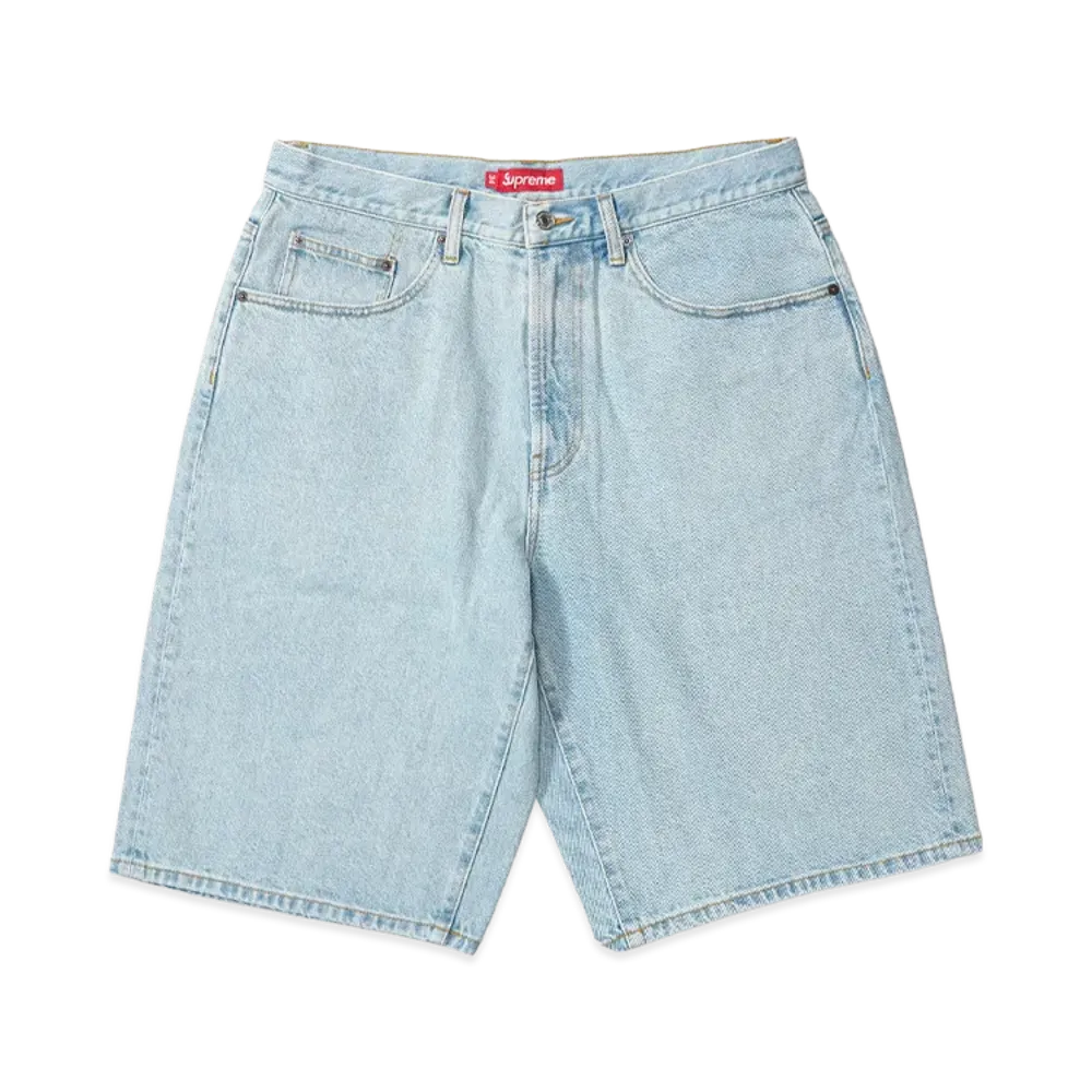 Supreme Baggy Denim Short (26SS) "Light Washed Indigo"