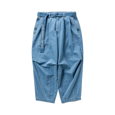 TIGHTBOOTH Denim Balloon Pants "Light Blue"