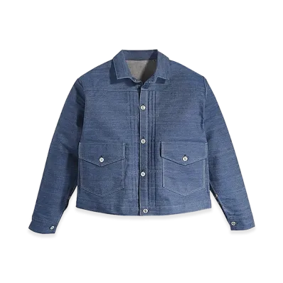 Levi's Vintage Clothing 1879 Pleated Blouse Organic Rigid "Blue"