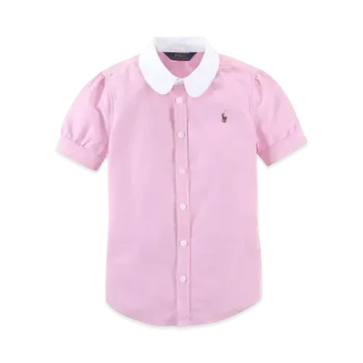 Polo Ralph Lauren Kids Cotton Oxford Shirt "Pink"