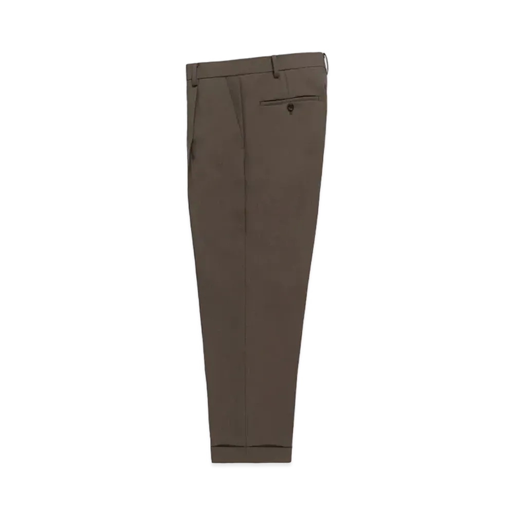 WACKO MARIA x DORMEUIL / Pleated Trousers (Type-1) "Gray"