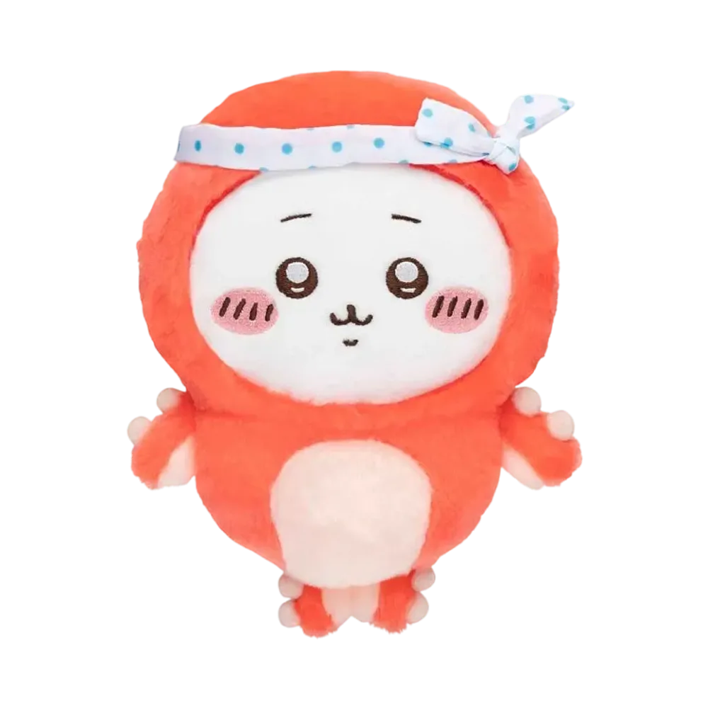 Gray Parka Service -Chiikawa Octopus Squid Kuji- C Prize Fluffy Octopus Squid Plush S Chikawa