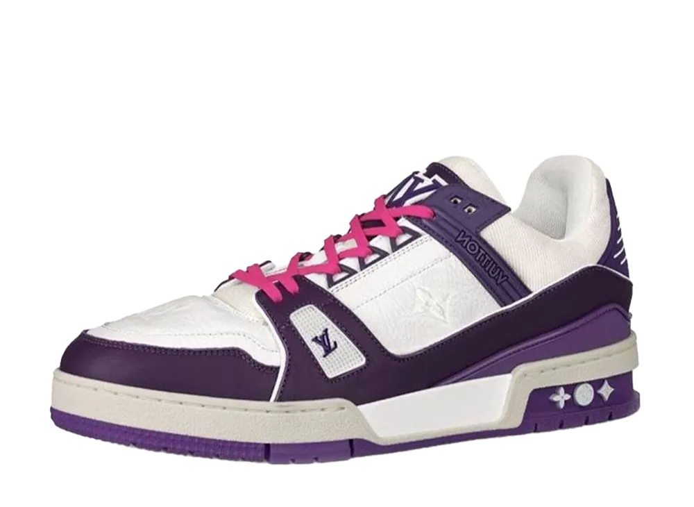 Louis Vuitton LV Trainer Sneaker "White/Purple"