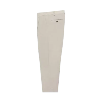 WACKO MARIA x DORMEUIL Pleated Trousers (Type-1) "Light Beige"