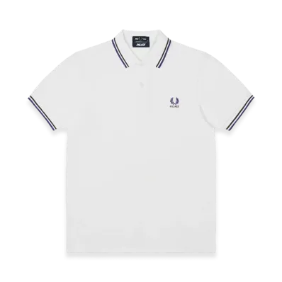 PALACE x Fred Perry Shirt "White"