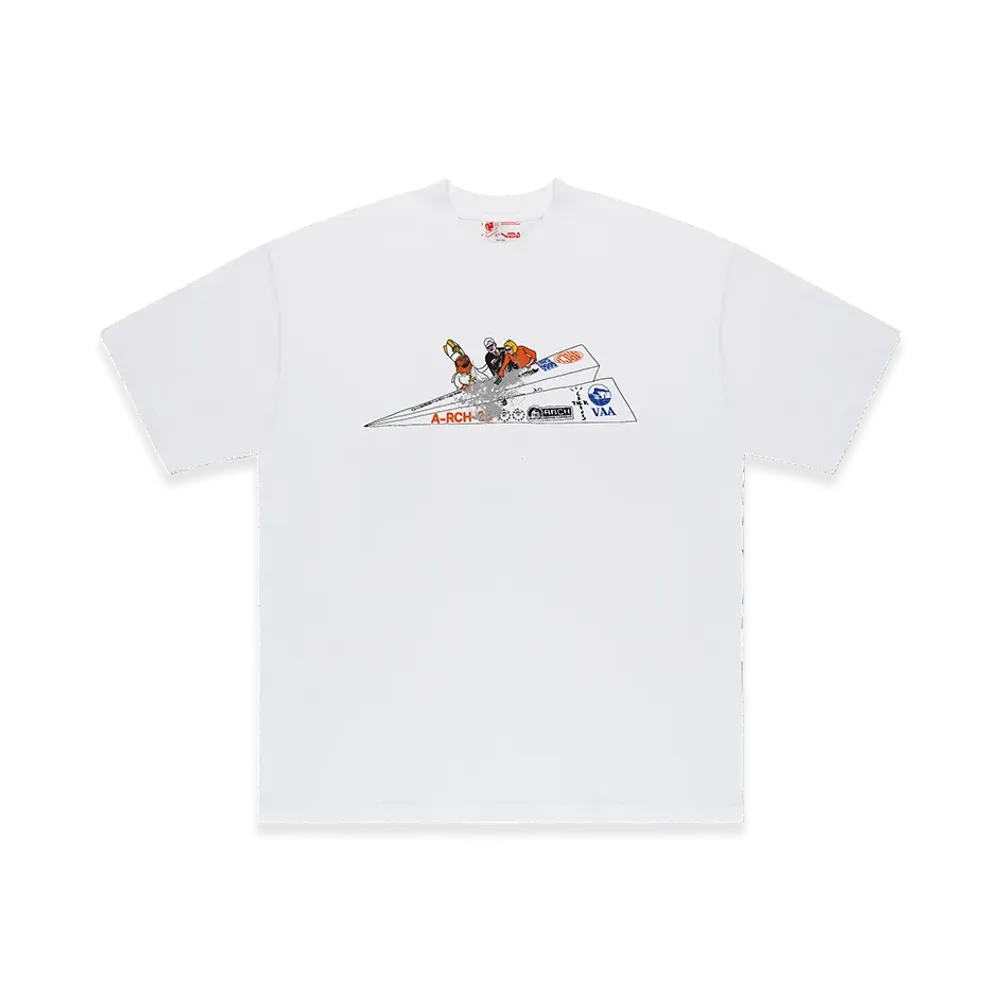 Travis Scott Cactus Jack x Virgil Abloh Archive x Architecture Paper Plane Tee "White"