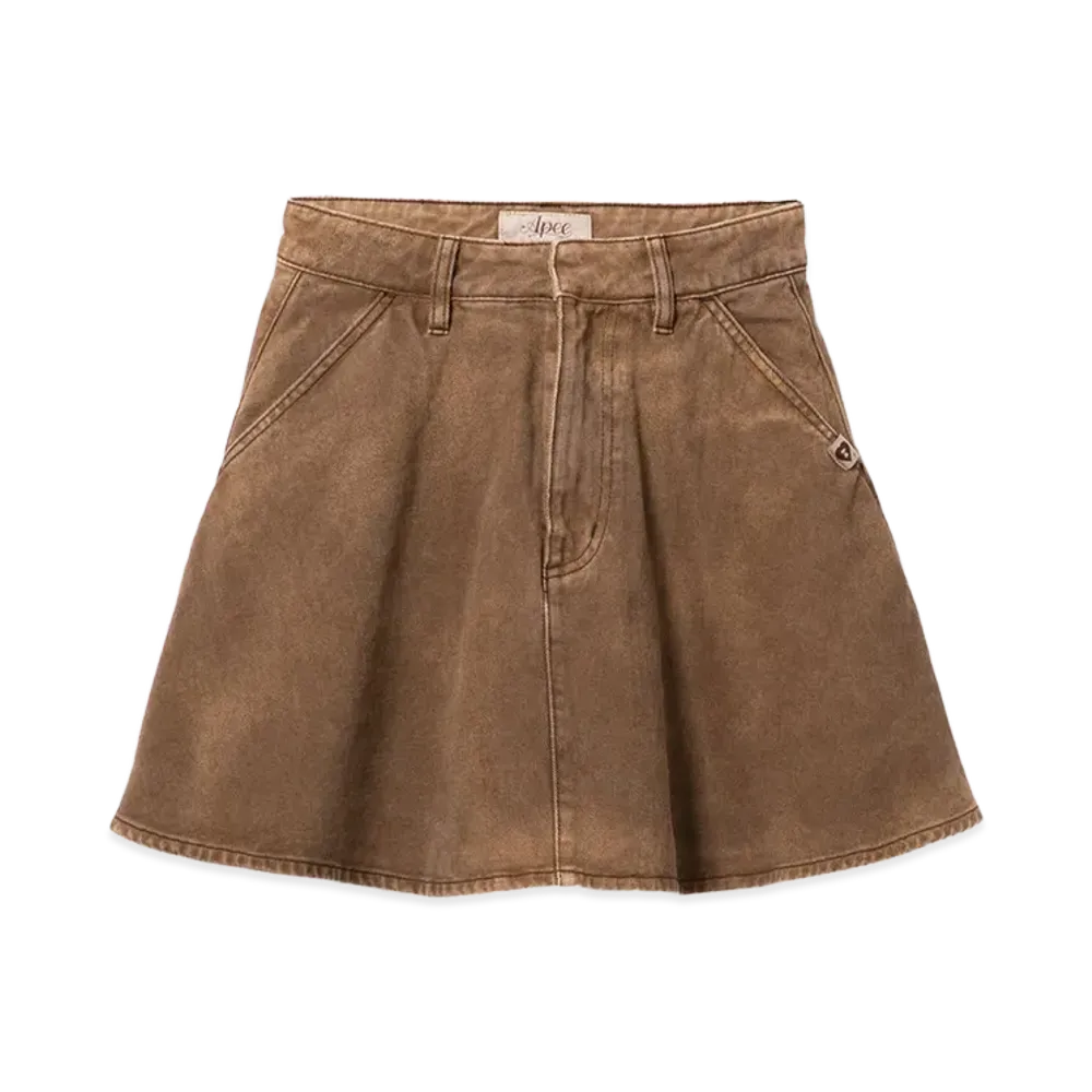 A BATHING APE Women's A-Line Skirt "Beige"