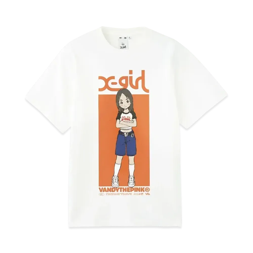 X-Girl x VANDY THE PINK S/S Tee "White"