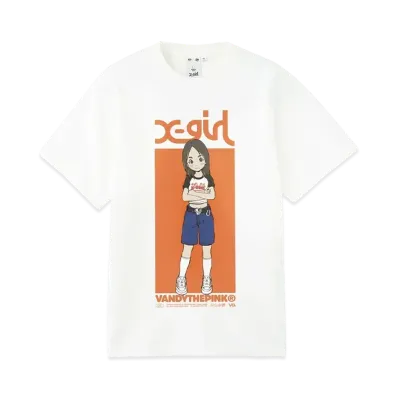X-Girl x VANDY THE PINK S/S Tee "White"