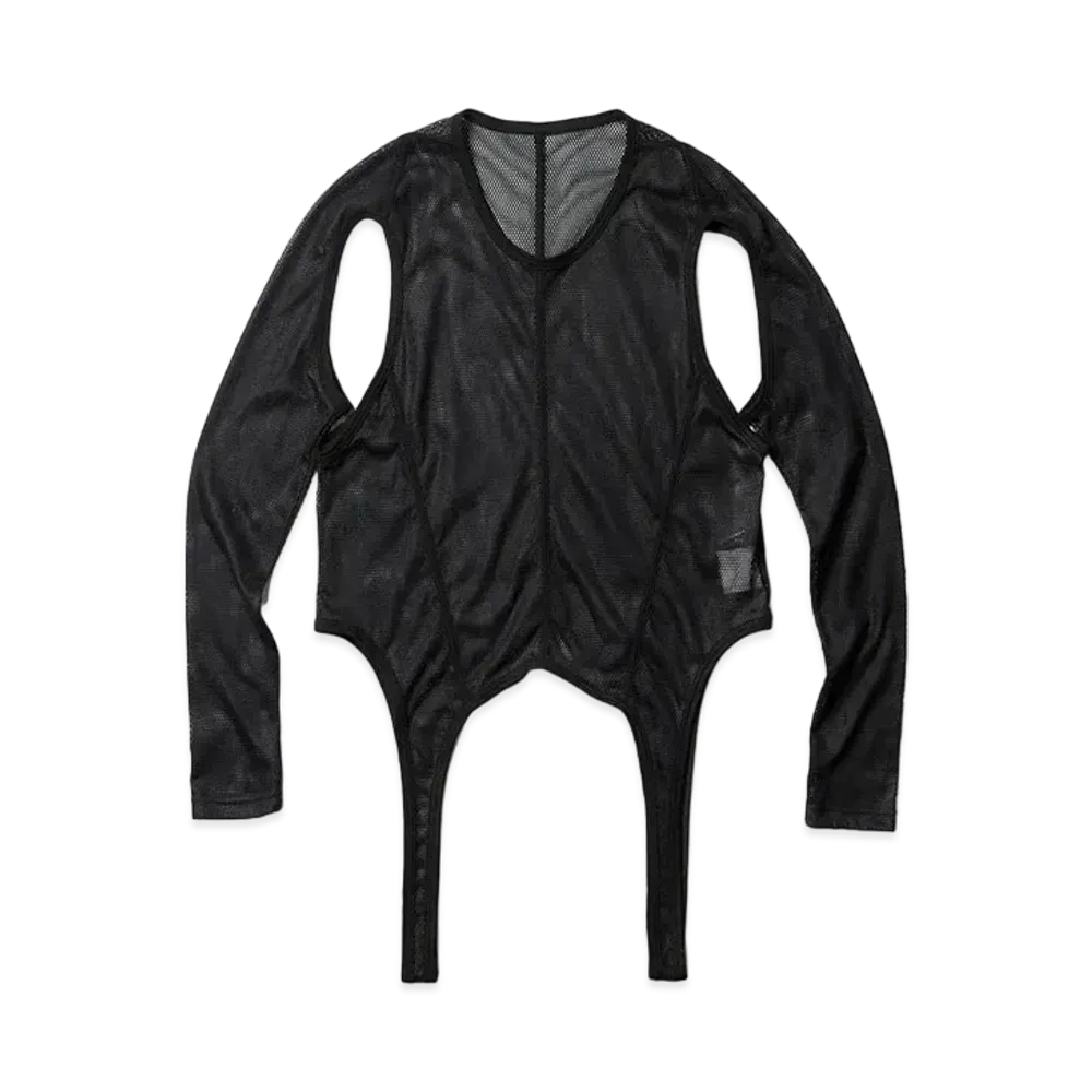 JULIUS Suspended Mesh Top "Black"