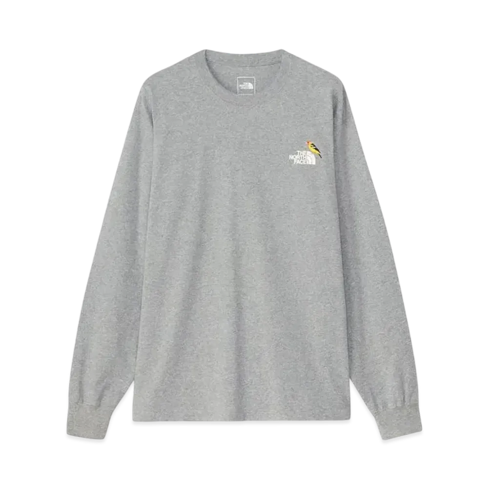 The North Face Long Sleeve Zoo Picker Tee "Mixed Gray 2"