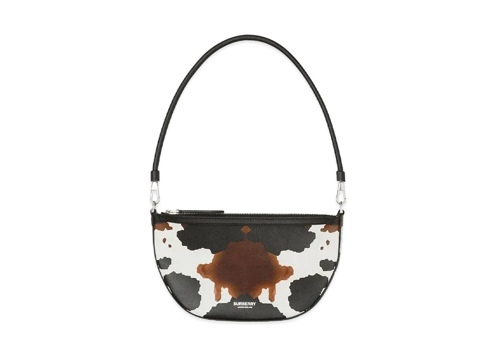 Burberry Camouflage Print Leather Olympia Pouch "Multicolour"