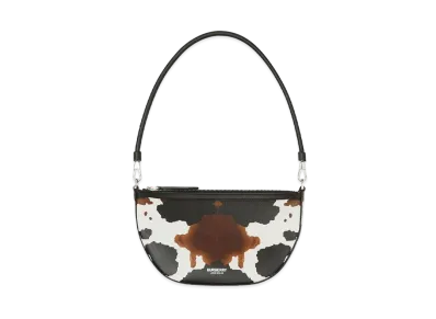 Burberry Camouflage Print Leather Olympia Pouch "Multicolour"