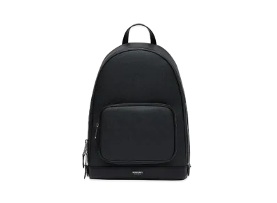 Burberry Grainy Leather Backpack "Black"