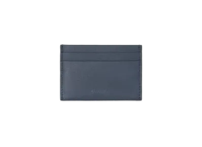 Burberry Grainy Leather Card Case "Ash Blue"