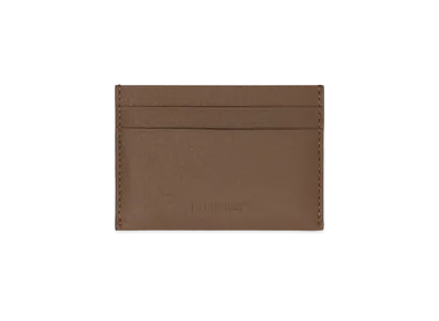 Burberry Grainy Leather Card Case "Light Acorn"