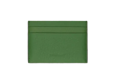 Burberry Grainy Leather Card Case "Thyme Green"