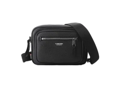 Burberry Grainy Leather Crossbody Bag "Black"