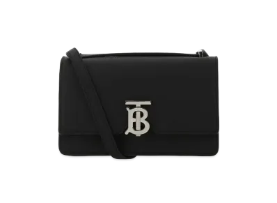 Burberry Grainy Leather Low Robin Bag "Black"