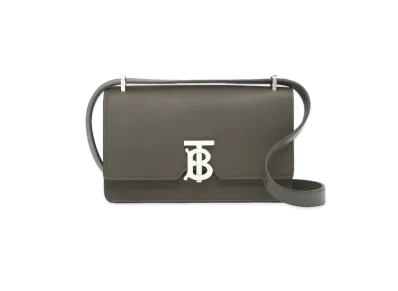 Burberry Grainy Leather Low Robin Bag "Military Khaki"