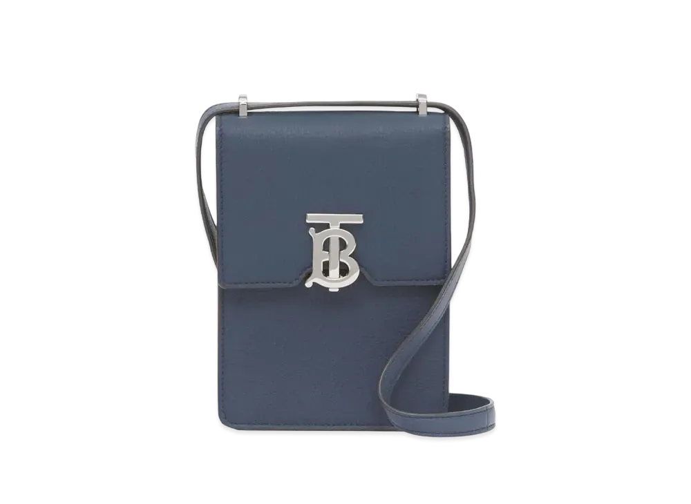 Burberry Grainy Leather Robin Bag "Ash Blue"