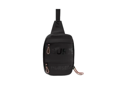 Burberry Horseferry Print Coated Canvas Backpack "Black"