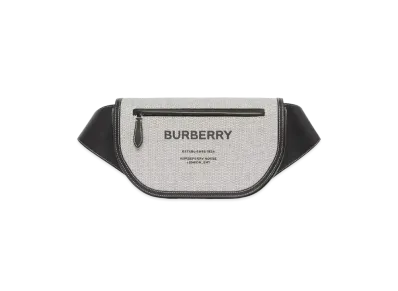 Burberry Large Canvasleather Olympia Bum Bag "Black"