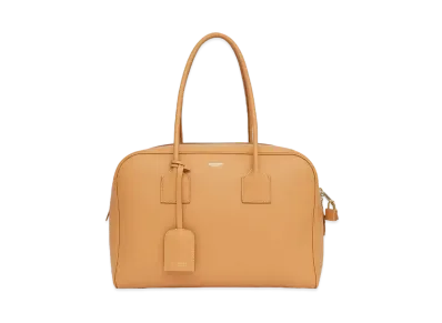 Burberry Large Leather Half Cube Bag "Warm Sand"