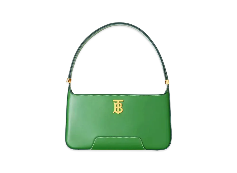 Burberry Leather TB Shoulder Bag Online Exclusive "Ivy Green"