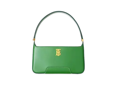 Burberry Leather TB Shoulder Bag Online Exclusive "Ivy Green"