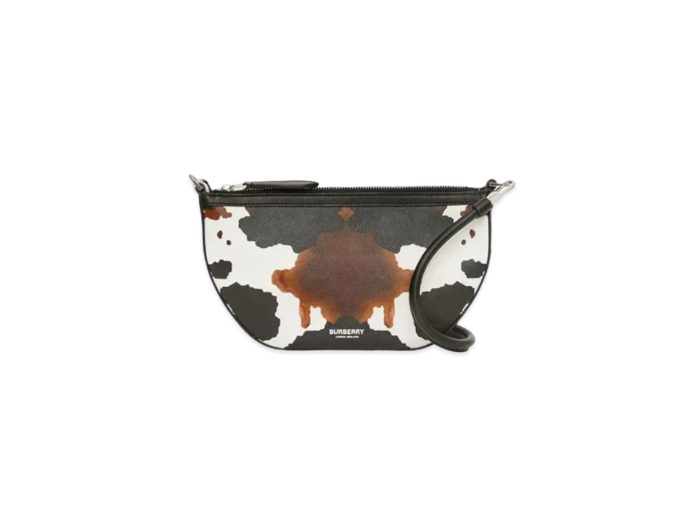 Burberry Medium Camouflage Print Leather Olympia Bag "Multicolour"