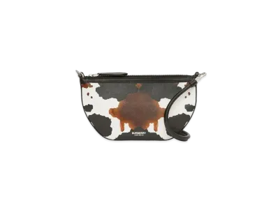 Burberry Medium Camouflage Print Leather Olympia Bag "Multicolour"