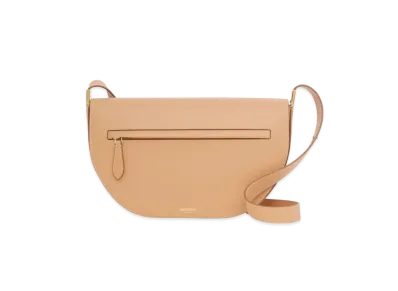 Burberry Medium Leather Olympia Bag "Warm Sand"