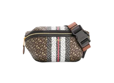 Burberry Medium Monogram Stripe E Canvas Bum Bag "Brown"