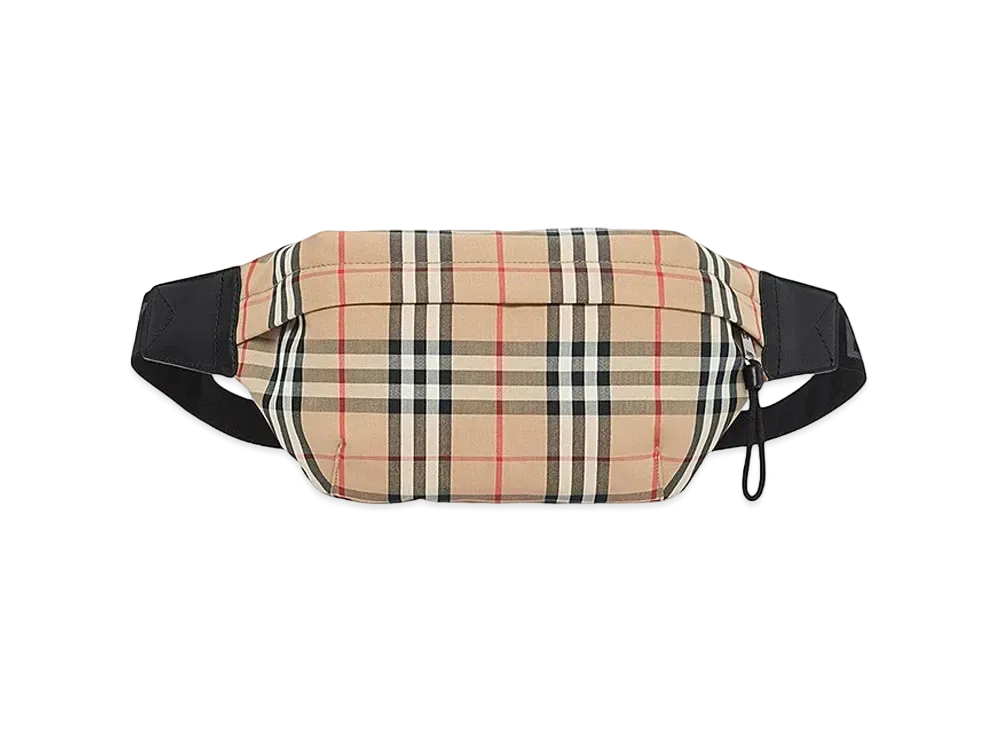 Burberry Medium Vintage Check Bonded Cotton Bum Bag "Archive Beige"