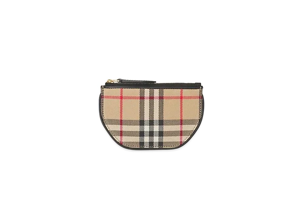 Burberry Medium Vintage Check Cotton Olympia Pouch Online Exclusive "Archive Beige"
