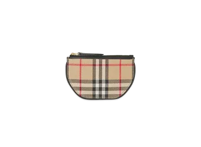 Burberry Medium Vintage Check Cotton Olympia Pouch Online Exclusive "Archive Beige"