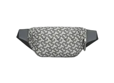 Burberry Monogram Print Econyl Sonny Bum Bag "Mid Grey"
