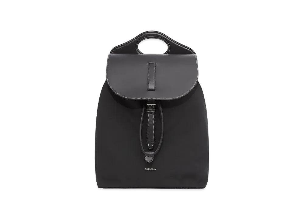 Burberry Nylonleather Pocket Backpack "Black"