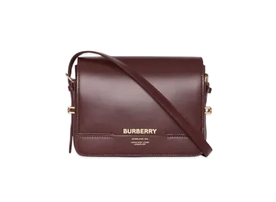 Burberry Small Leather Grace Bag "Oxblood"