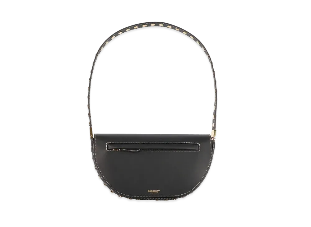 Burberry Small Leather Olympia Bag "Black"