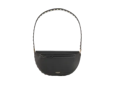 Burberry Small Leather Olympia Bag "Black"