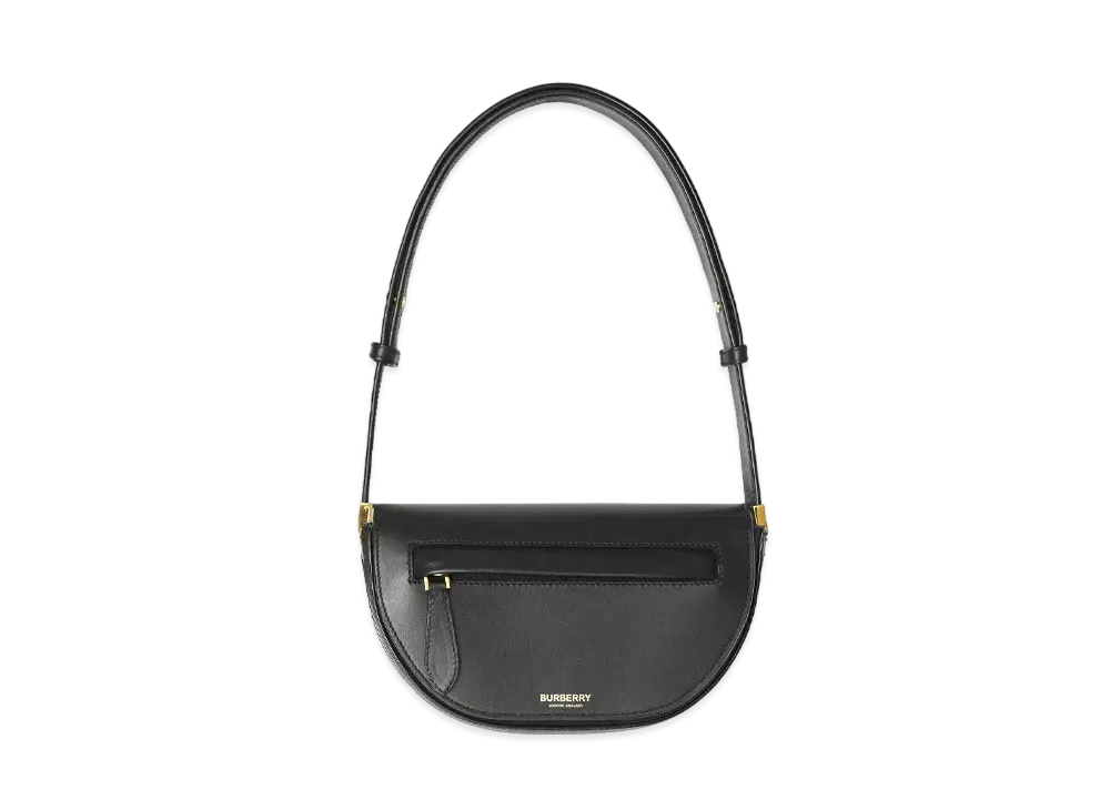 Burberry Small Leather Olympia Bag "Black"